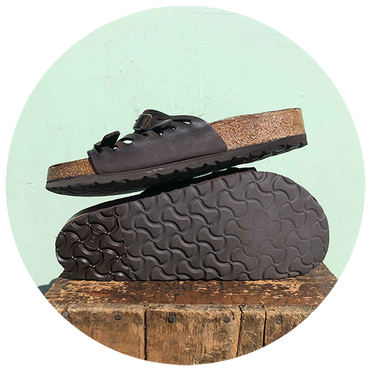 Birkenstock with new heels