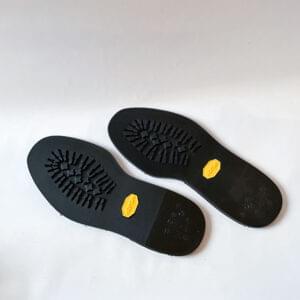a vibram 430 sole and heel on a white background